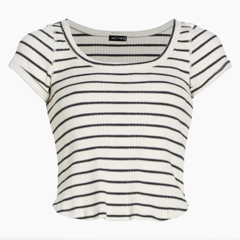 MOTHER the itty bitty scoop top